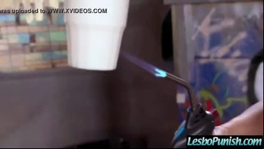 Punish sex tape with naughty wild lesbians vid-23